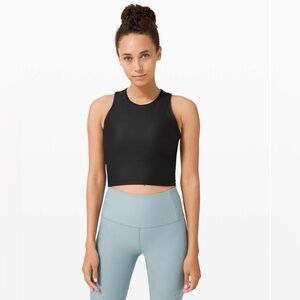 Lululemon Zoned In Tank Top Black Size 2